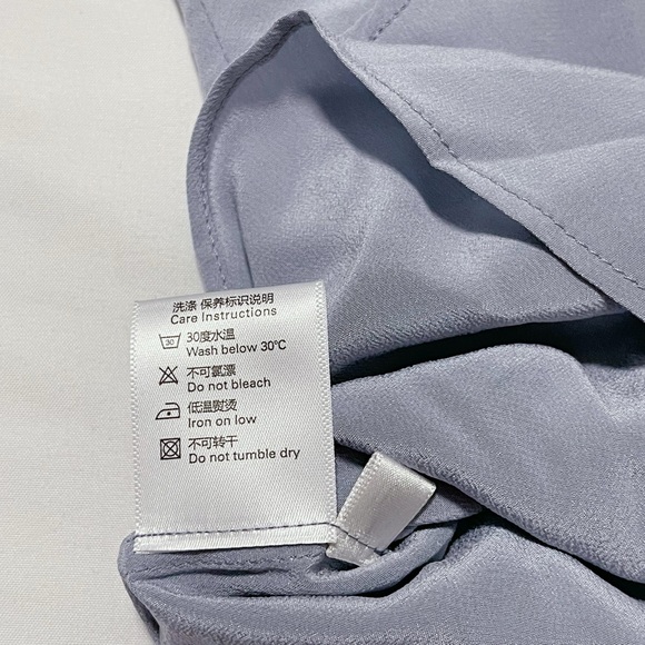 3/4 Sleeve 100% Silk Blouse - Picture 10 of 10